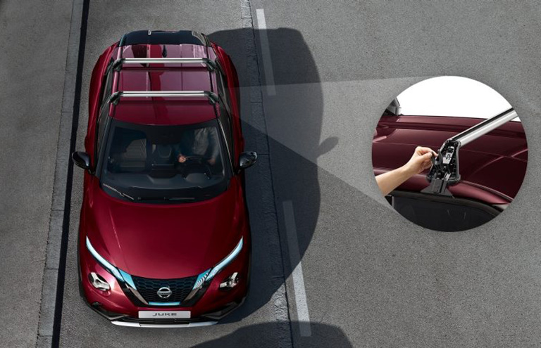 barras-techo-aluminio-nissan-juke-accesorios