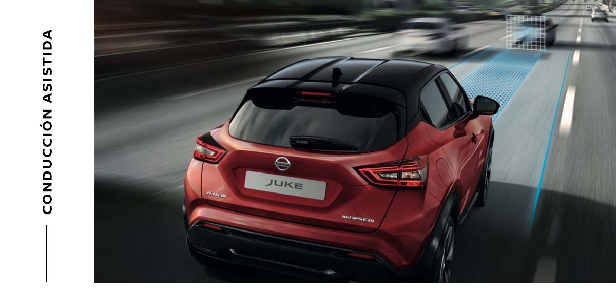 MOVIMIENTO INTELIGENTE Nissan Intelligent Mobility te ofrece una nueva forma de moverte. En el Nissan Juke, conducirás con más confianza y mayor conexión con tu entorno.